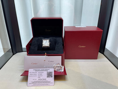 Cartier Tank Must Extra-Large Stainless Steel WSTA0040 - Beverly Hills Watch Company