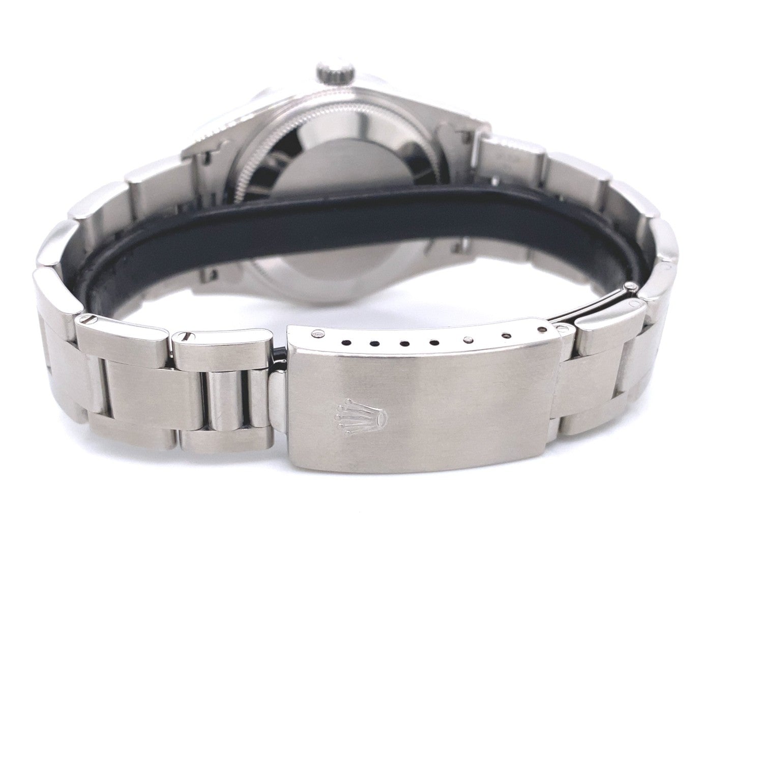 Rolex Air-king 34mm Stainless Steel White Roman Dial 14010 - Beverly Hills Watch Company