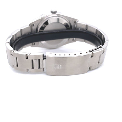 Rolex Air-king 34mm Stainless Steel White Roman Dial 14010 - Beverly Hills Watch Company