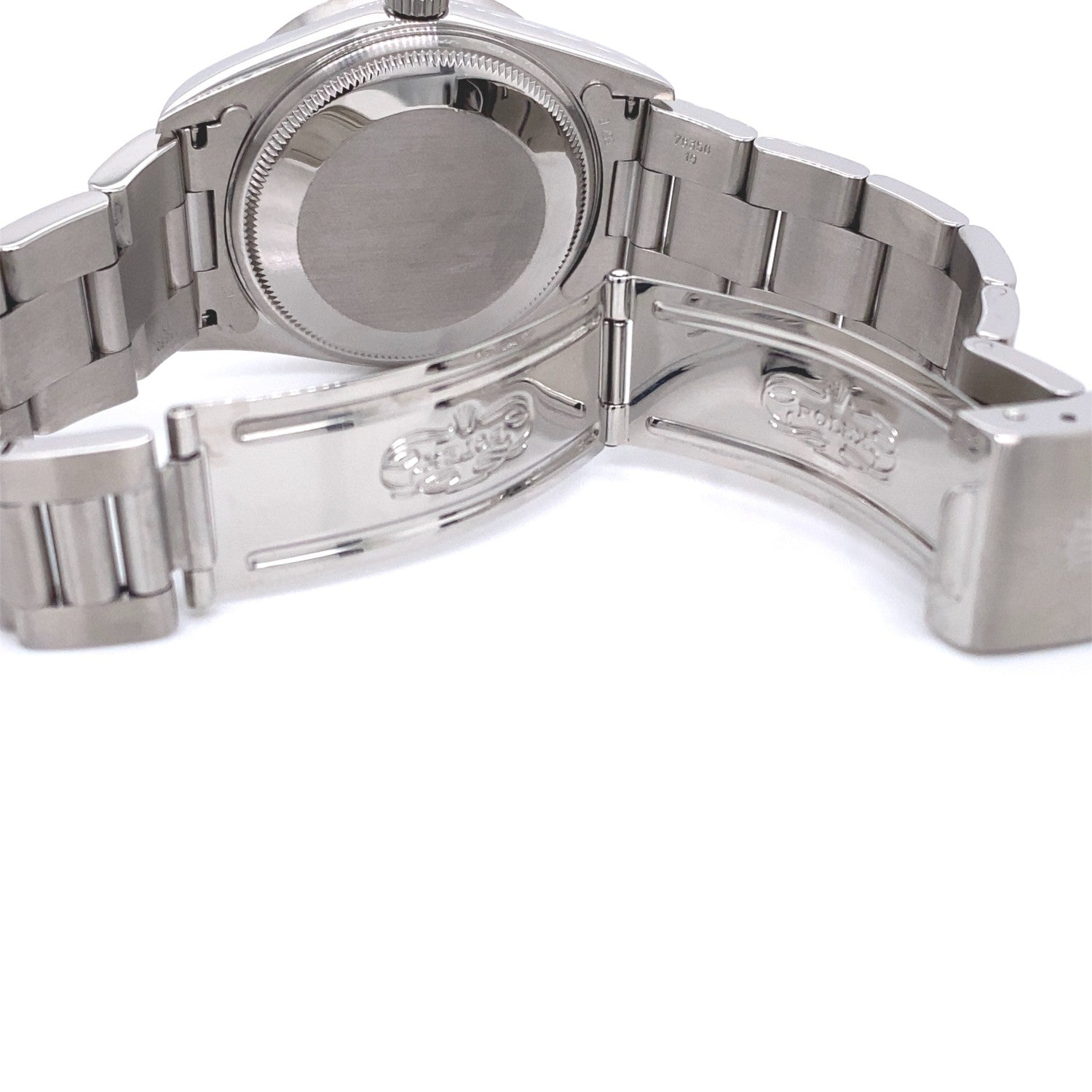 Rolex Air-king 34mm Stainless Steel White Roman Dial 14010 - Beverly Hills Watch Company