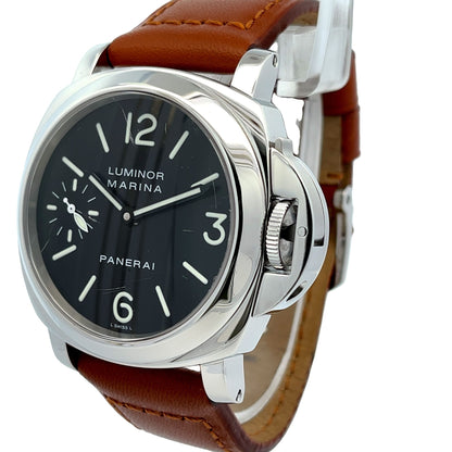 Panerai Luminor Marina 44MM Stainless Steel Black Dial PAM00111 - Beverly Hills Watch Company