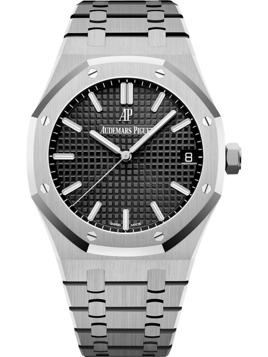 Audemars Piguet Royal Oak 41mm Stainless Steel Black Dial 15500ST.OO.1220ST.03 - Beverly Hills Watch Company