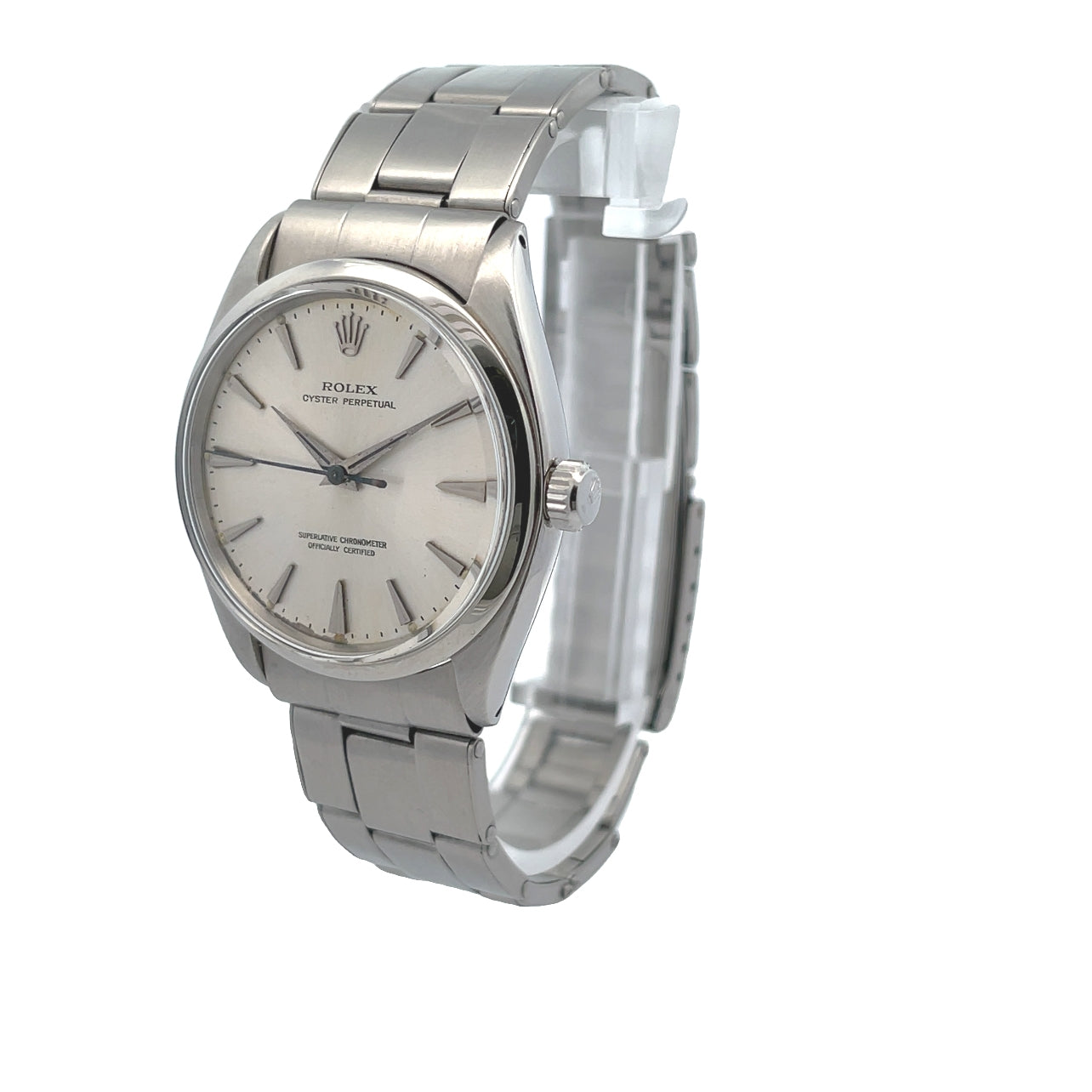 Rolex Oyster Perpetual 34mm Vintage Automatic Watch 1002 - Beverly Hills Watch Company
