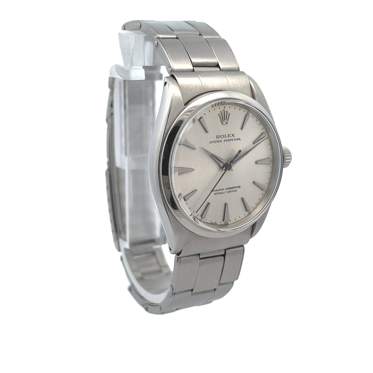 Rolex Oyster Perpetual 34mm Vintage Automatic Watch 1002 - Beverly Hills Watch Company