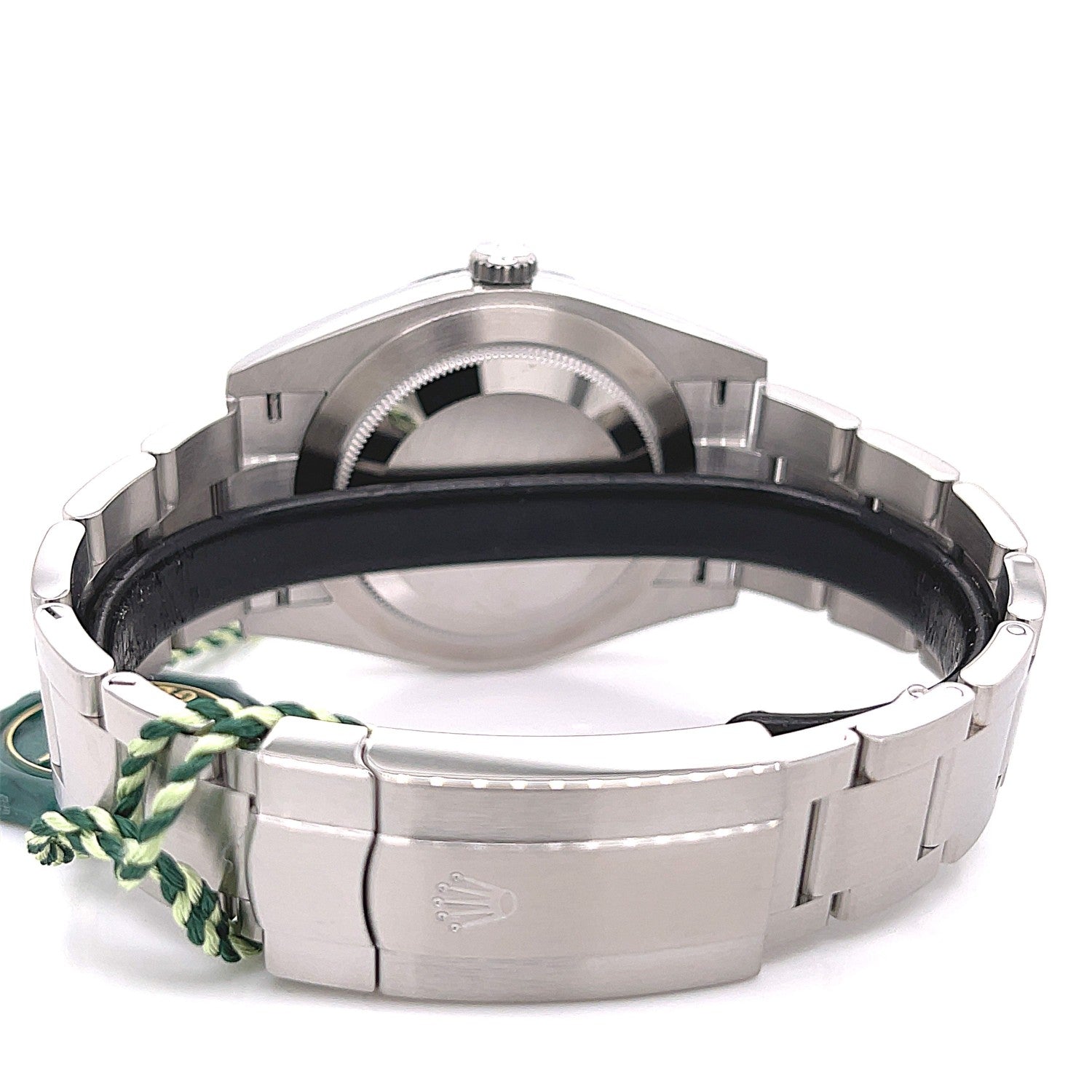 Rolex Oyster Perpetual 41mm Stainless Steel Green Dial 124300 - Beverly Hills Watch Company