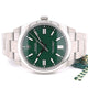 Rolex Oyster Perpetual 41mm Stainless Steel Green Dial 124300 - Beverly Hills Watch Company