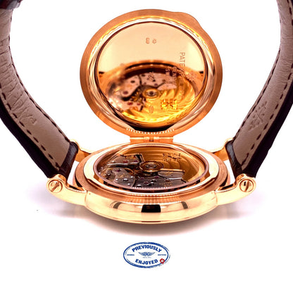 Patek Philippe Calatrava 38mm Rose Gold Silver Opaline Dial 5153r-001 WLH8MZ - Beverly Hills Watch Company