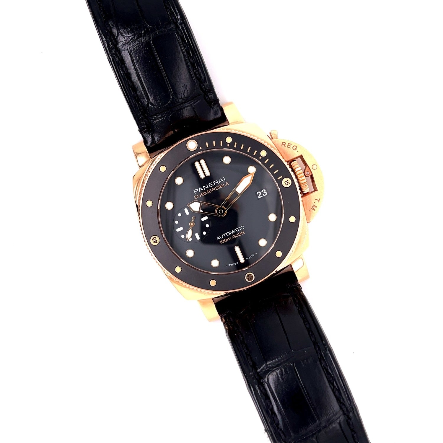 Panerai Submersible 42mm Goldtech PAM00974 - Beverly Hills Watch Company