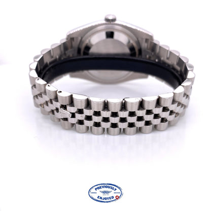 Rolex Datejust 36MM Silver Roman Dial Jubilee Bracelet 116234 WVD3XF - Beverly Hills Watch Company