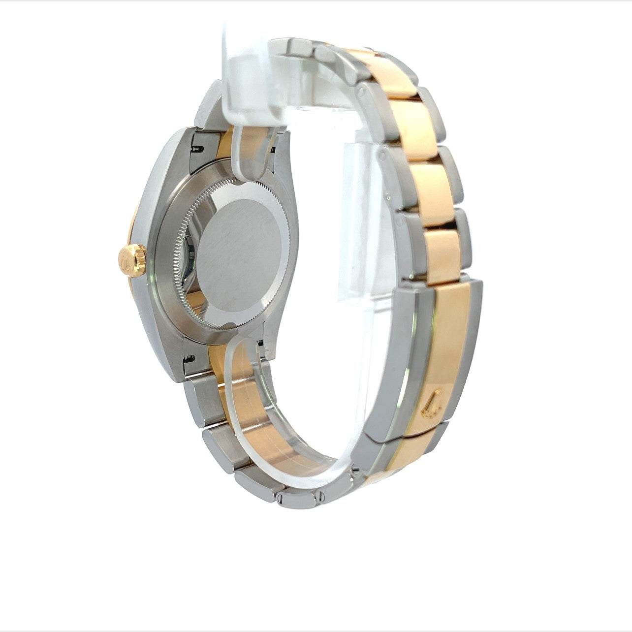 Rolex Datejust 41mm Black Diamond Dial Yellow Gold and Stainless 126333 - Beverly Hills Watch Company