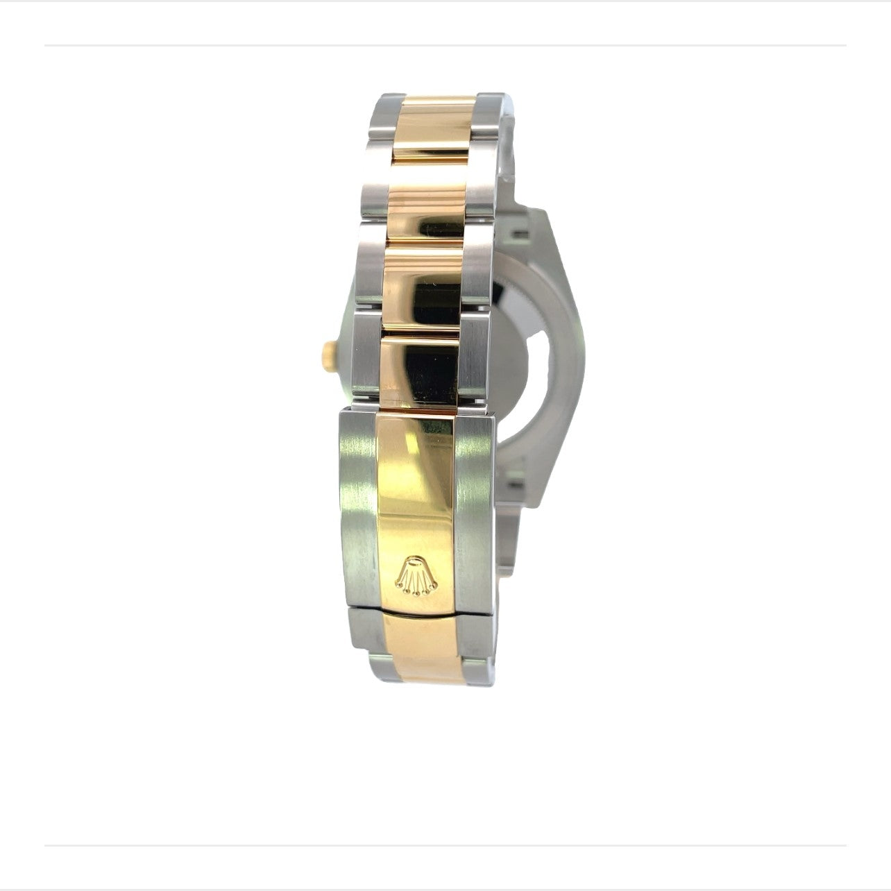 Rolex Datejust 41mm Black Diamond Dial Yellow Gold and Stainless 126333 - Beverly Hills Watch Company