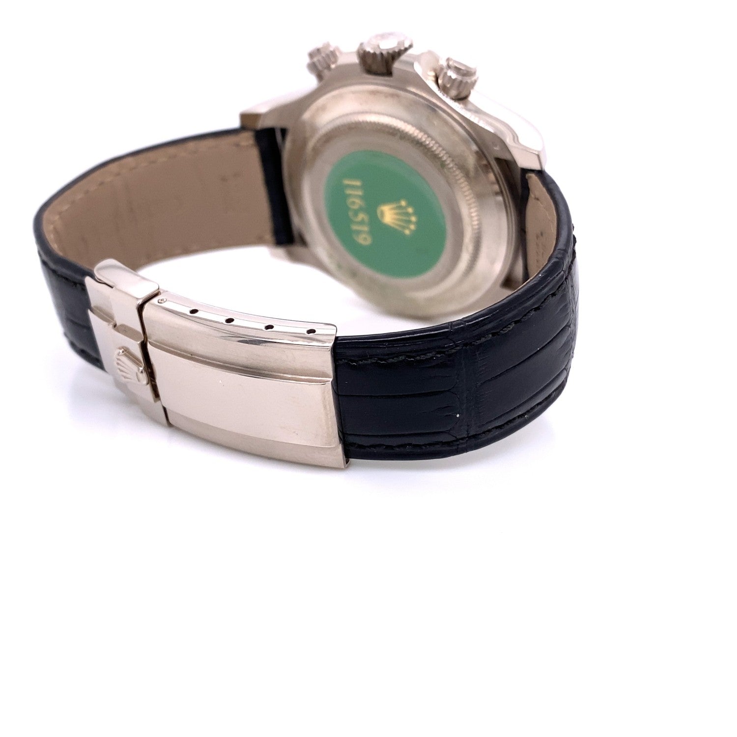 Rolex Daytona White Gold Black Diamond Dial 116519 WWRACD - Beverly Hills Watch Company