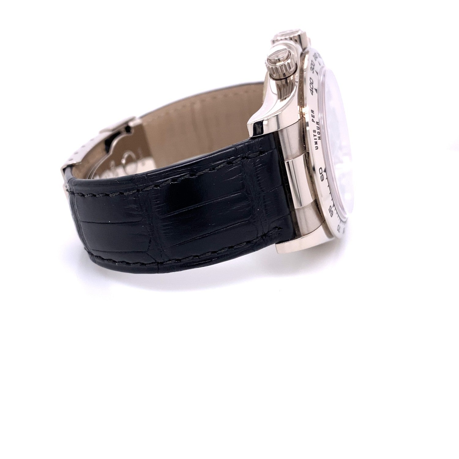 Rolex Daytona White Gold Black Diamond Dial 116519 WWRACD - Beverly Hills Watch Company