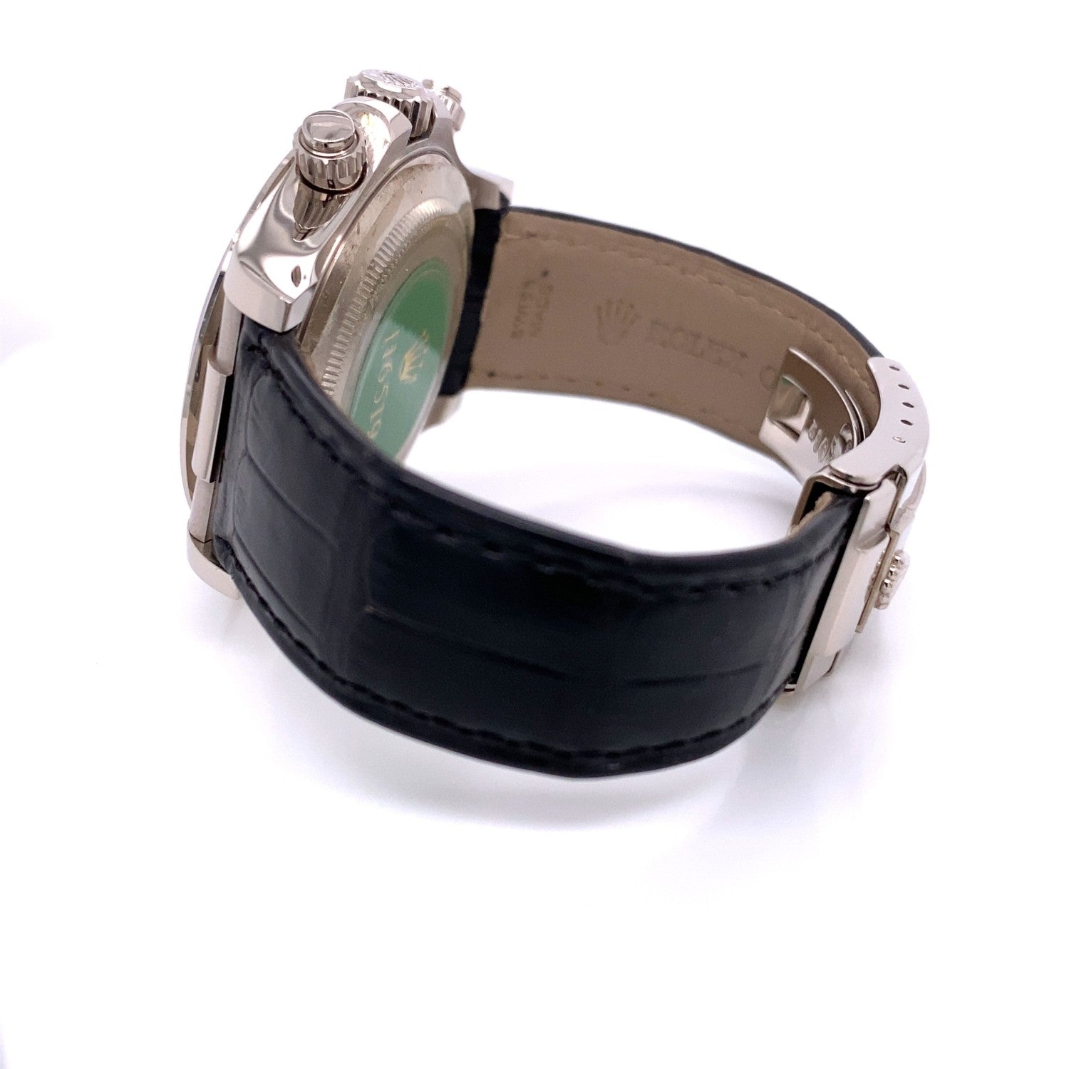 Rolex Daytona White Gold Black Diamond Dial 116519 WWRACD - Beverly Hills Watch Company