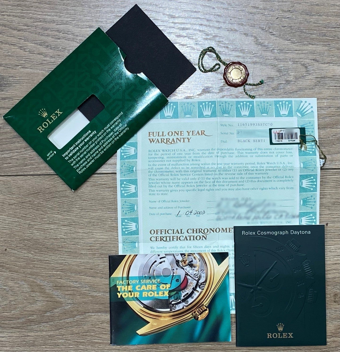 Rolex Daytona White Gold Black Diamond Dial 116519 WWRACD - Beverly Hills Watch Company