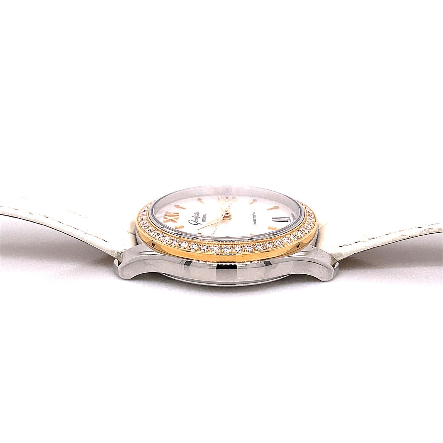Glashutte Original Lady Serenade 36mm Diamond Bezel 1-39-22-09-16-04 - Beverly Hills Watch Company