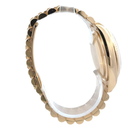 Rolex Day-Date 36mm Yellow Gold President White Dial Gold Roman 128238 - Beverly Hills Watch Company