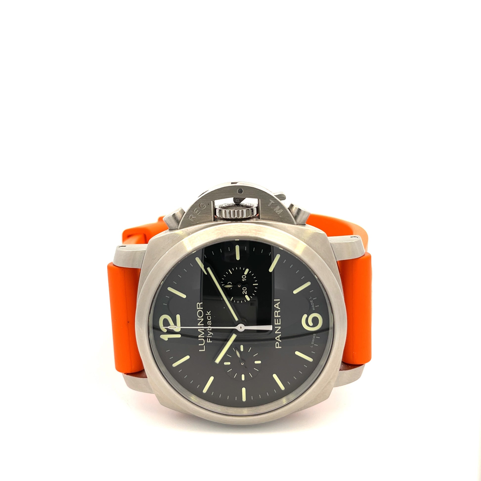 Panerai Luminor Flyback Chronograph 1950 44mm PAM00361 - Beverly Hills Watch Company