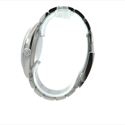 Rolex Datejust 41mm White Gold Fluted Bezel Green Dial Stainless Steel 126334 - Beverly Hills Watch Company