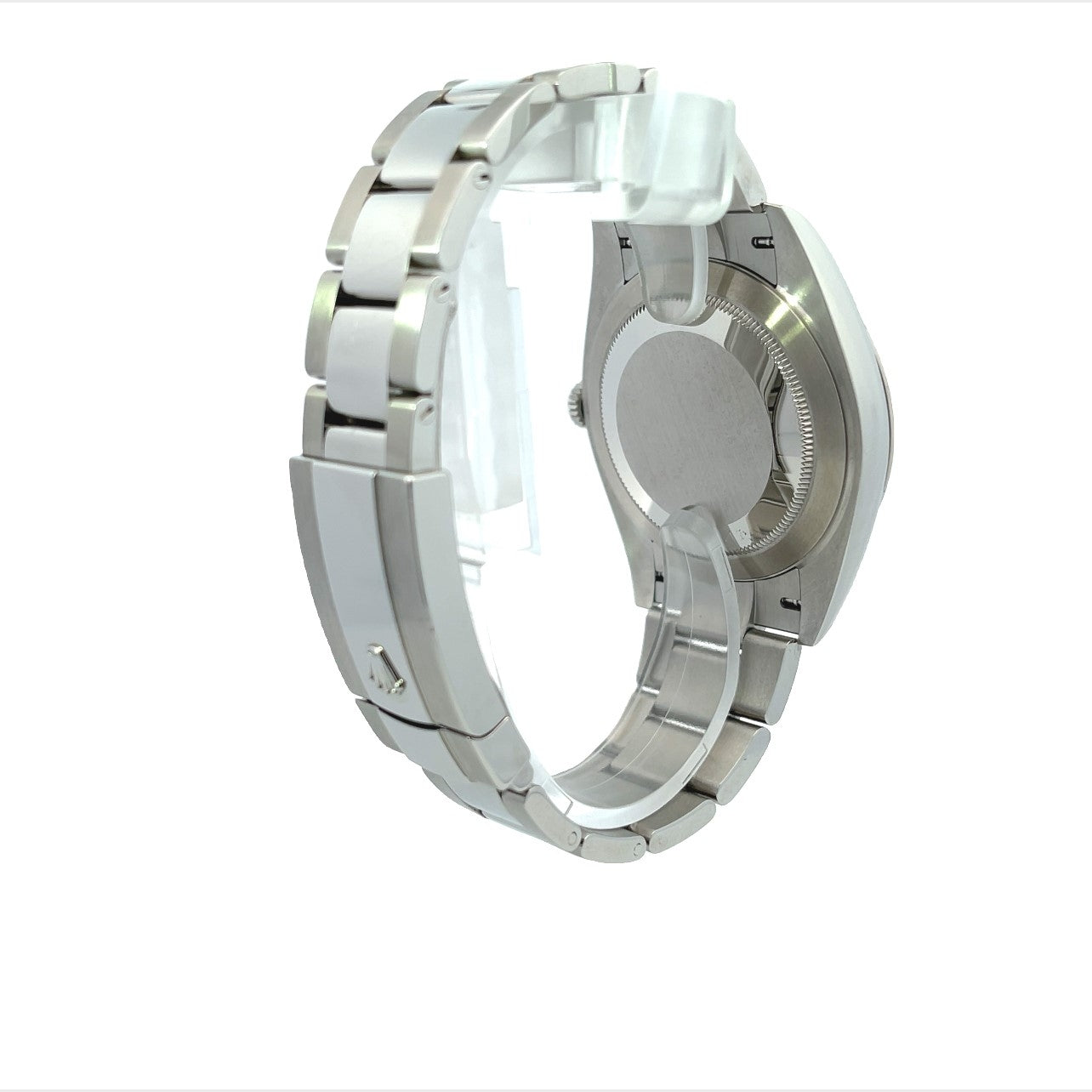 Rolex Datejust 41mm White Gold Fluted Bezel Green Dial Stainless Steel 126334 - Beverly Hills Watch Company