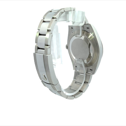 Rolex Datejust 41mm White Gold Fluted Bezel Green Dial Stainless Steel 126334 - Beverly Hills Watch Company