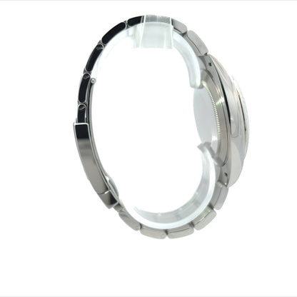 Rolex Datejust 41mm White Gold Fluted Bezel Green Dial Stainless Steel 126334 - Beverly Hills Watch Company