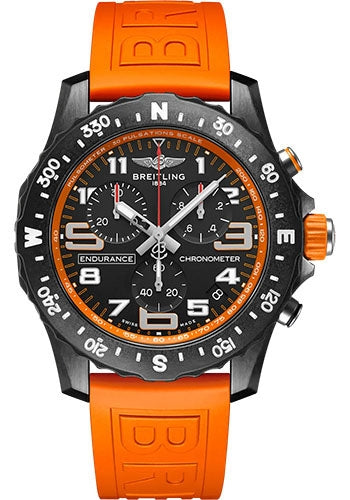 Breitling Endurance Pro Breitlight® Black and Orange X82310A51B1S1 - Beverly Hills Watch Company