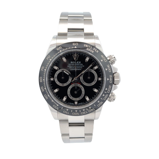 Rolex Daytona Ceramic and Stainless Steel Black Dial 116500LN