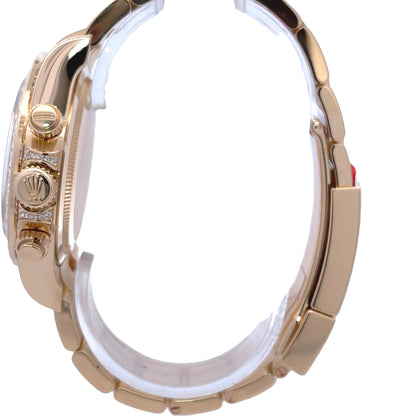 Rolex Yellow Gold Daytona Baguette Diamond Bezel and Dial 126598tbr