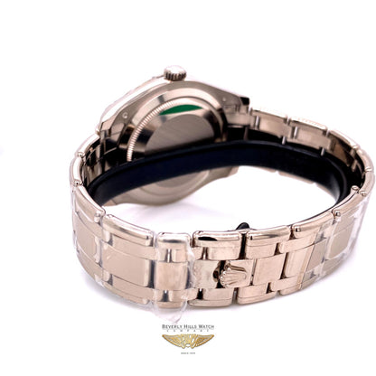 Rolex Pearlmaster Datejust 39mm White Gold Sapphire and diamonds 86349SAFUBL XFQPWP