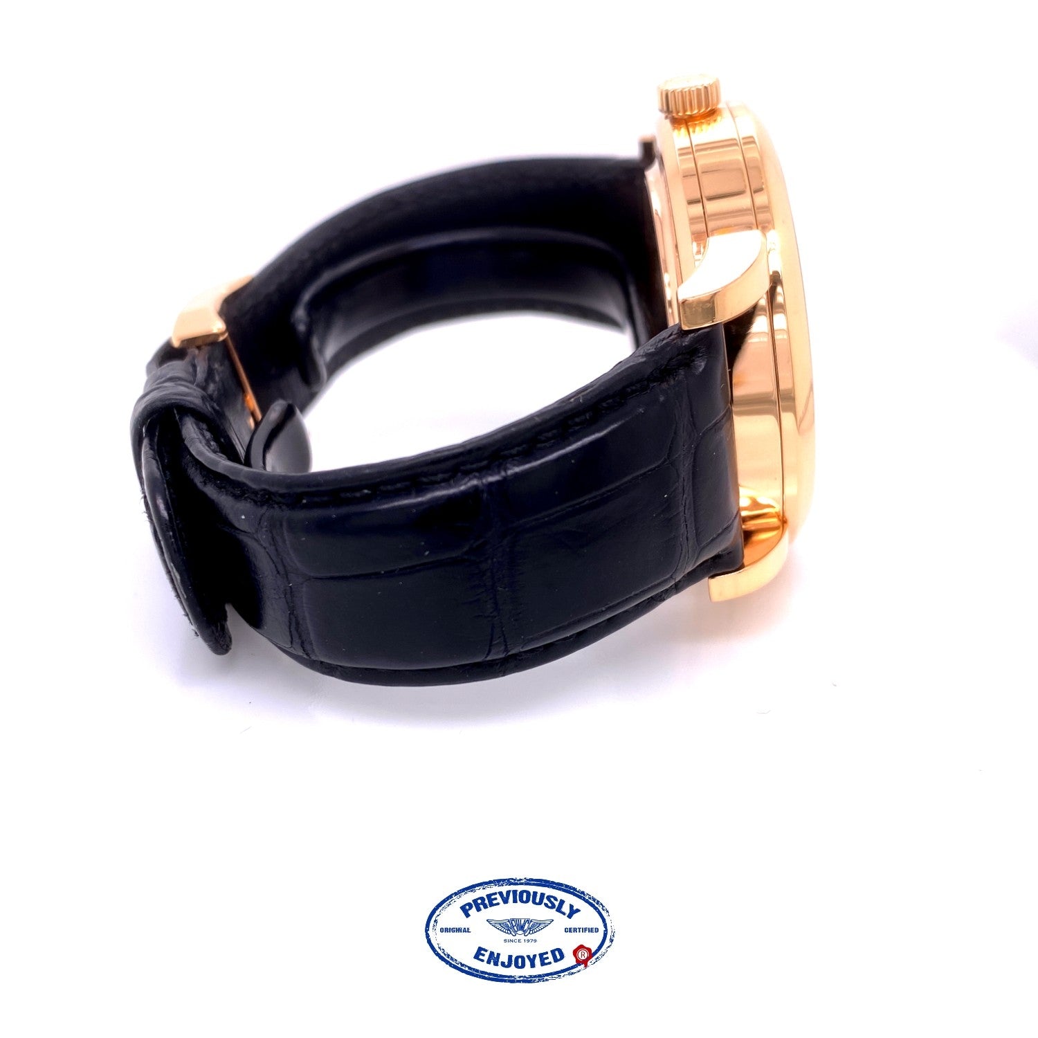 A. Lange & Sohne 1 Time Zone 41.9mm Rose Gold 116.032 XJDC7L - Beverly Hills Watch Company