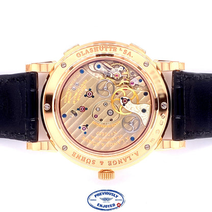 A. Lange & Sohne 1 Time Zone 41.9mm Rose Gold 116.032 XJDC7L - Beverly Hills Watch Company