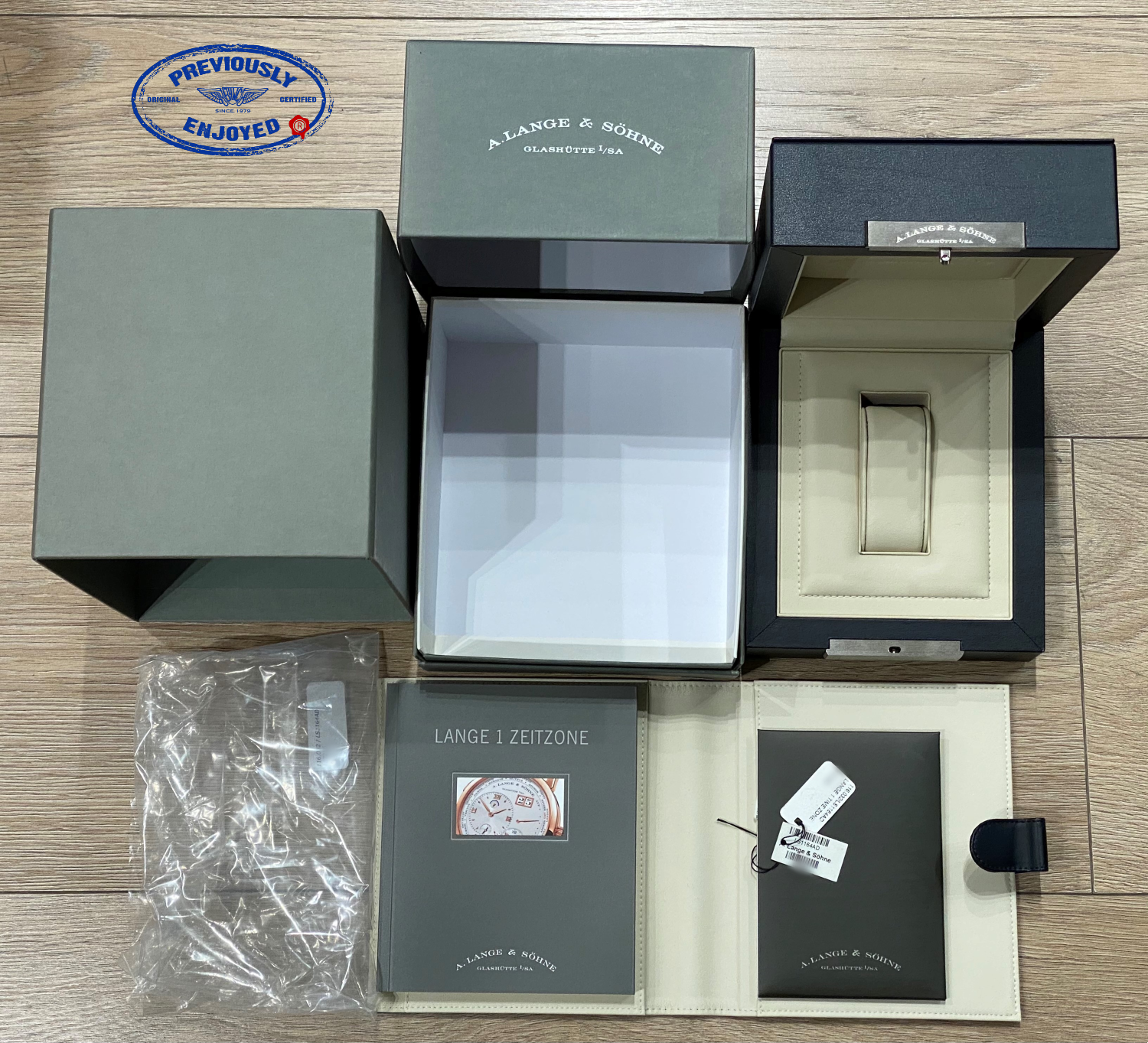 A. Lange & Sohne 1 Time Zone 41.9mm Rose Gold 116.032 XJDC7L - Beverly Hills Watch Company