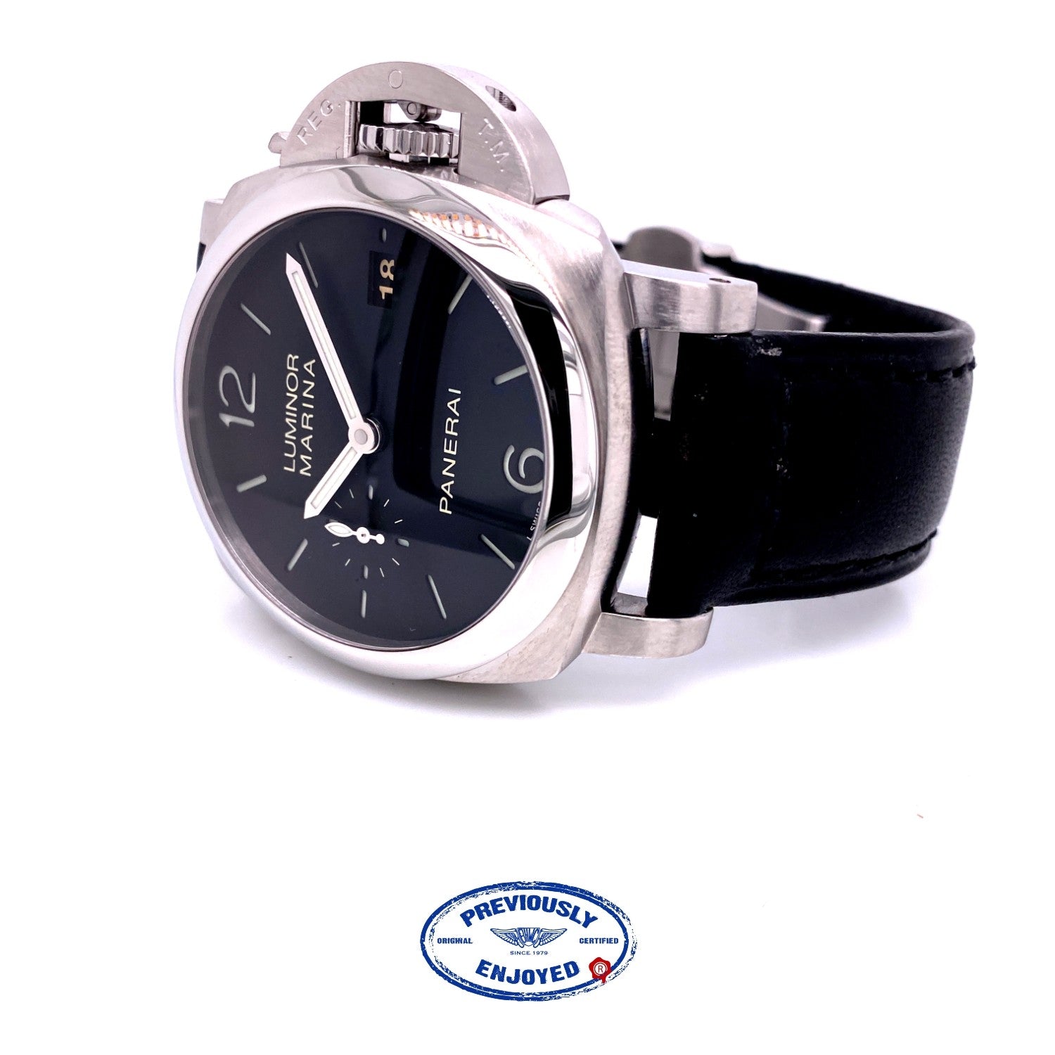 Panerai Luminor Marina 1950 3 Days 42mm Stainless Steel PAM00392 XL5HV7 - Beverly Hills Watch Company