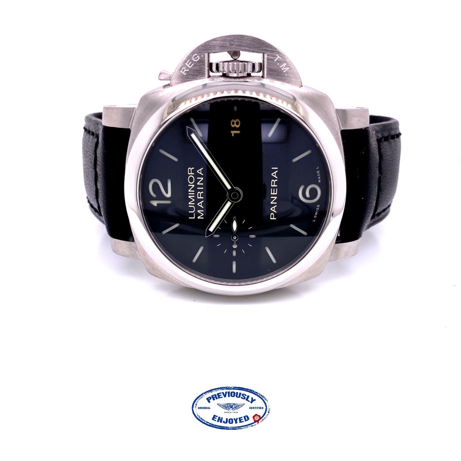 Panerai Luminor Marina 1950 3 Days 42mm Stainless Steel PAM00392 XL5HV7 - Beverly Hills Watch Company