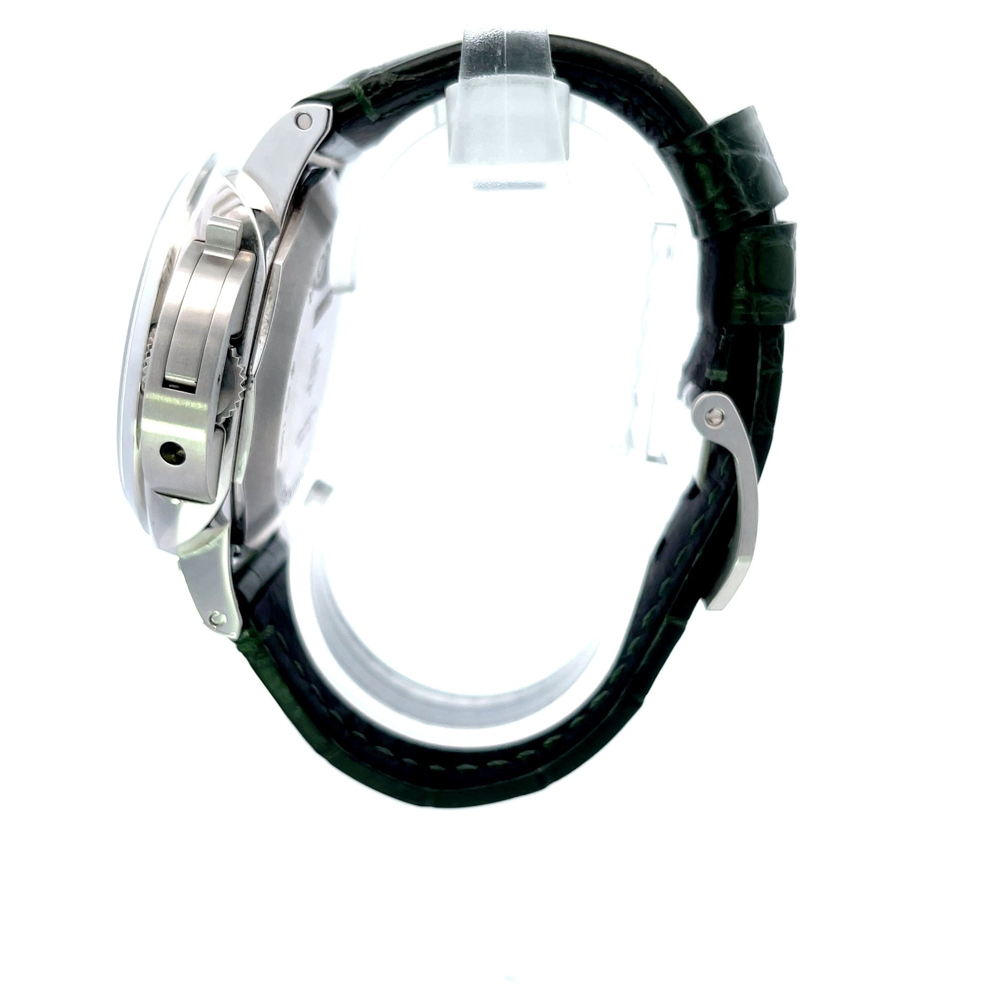 Panerai Luminor Chrono Flyback 44mm Verde Militare PAM01296 - Beverly Hills Watch Company