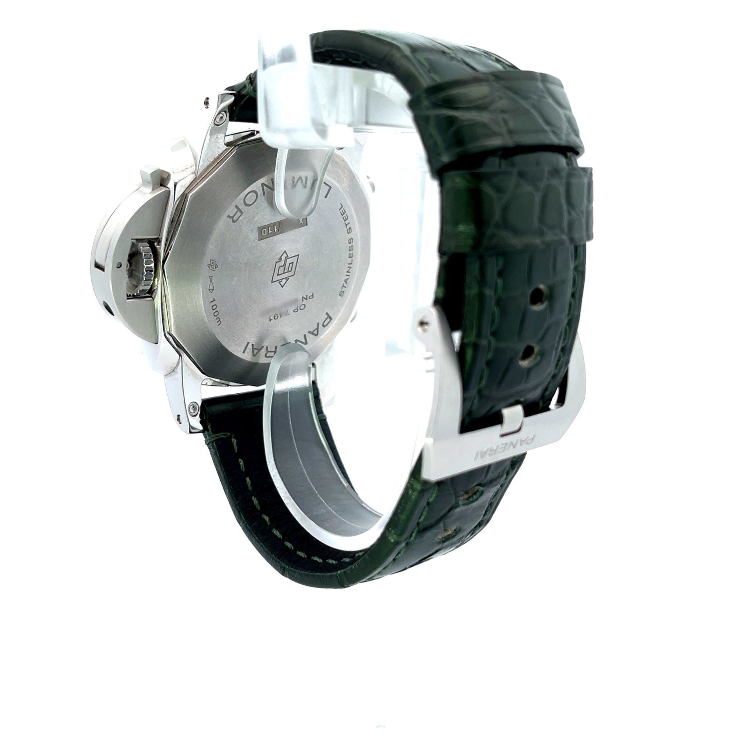 Panerai Luminor Chrono Flyback 44mm Verde Militare PAM01296 - Beverly Hills Watch Company