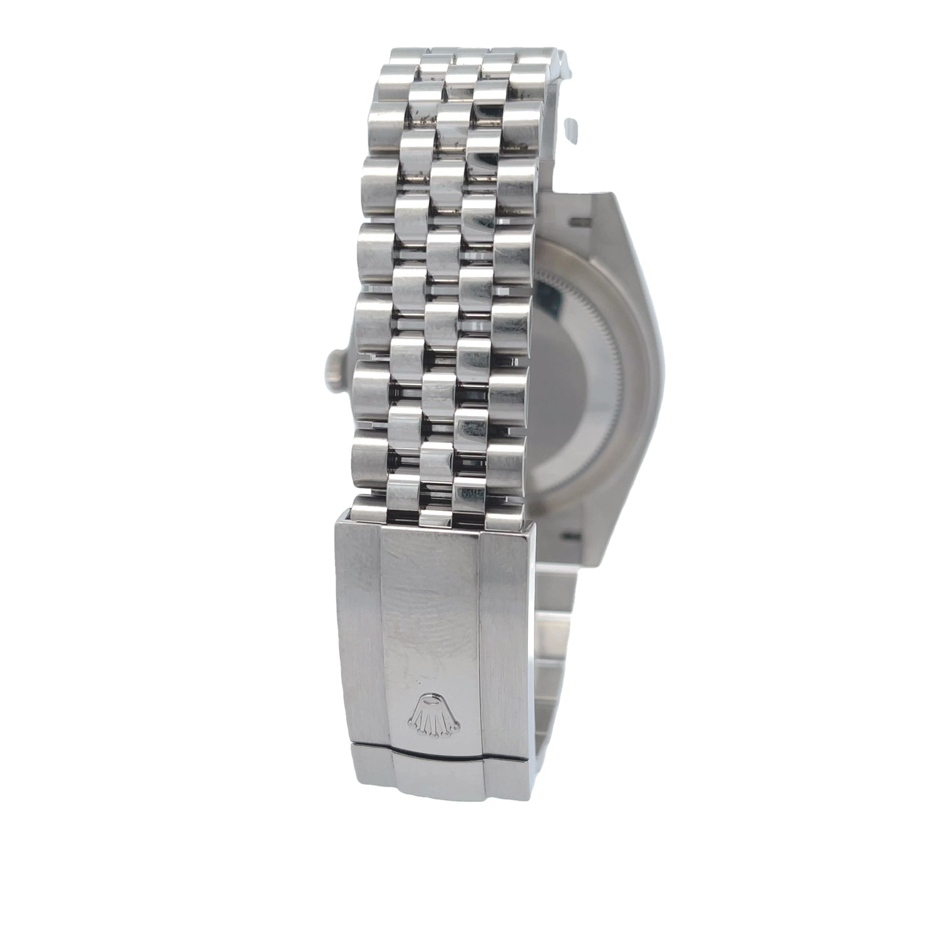 Rolex Datejust 41mm White Gold Fluted Slate Dial Jubilee Bracelet 126334 - Beverly Hills Watch Company