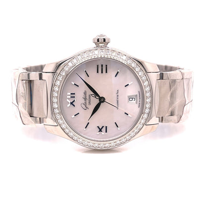 Glashutte Original Lady Serenade 36mm Diamond Bezel 1-39-22-08-22-34 - Beverly Hills Watch Company