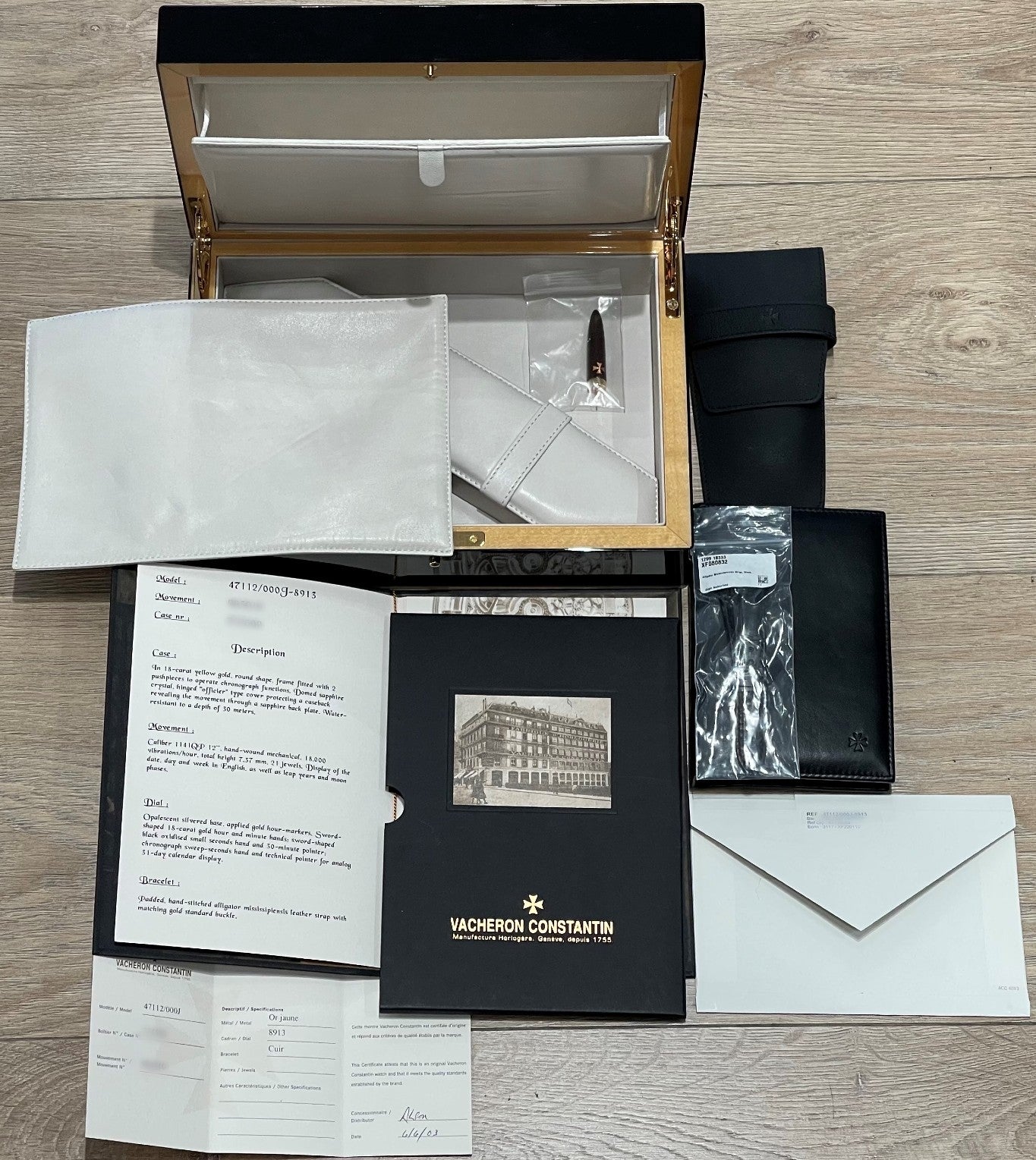 Vacheron Constantin Malte Perpetual Chronograph Yellow Gold 47112/000j-8913 - Beverly Hills Watch Company