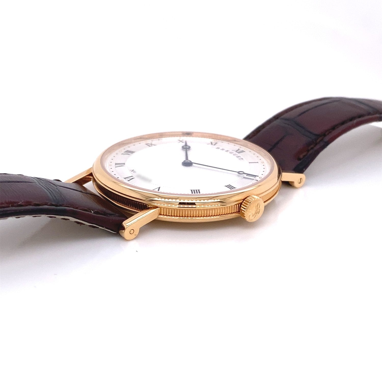 Breguet Classique Ultra Slim 38MM Rose Gold Silver Dial 5157BR/11/9V6 - Beverly Hills Watch Company