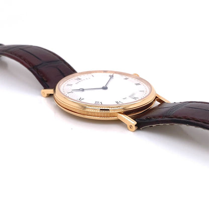 Breguet Classique Ultra Slim 38MM Rose Gold Silver Dial 5157BR/11/9V6 - Beverly Hills Watch Company