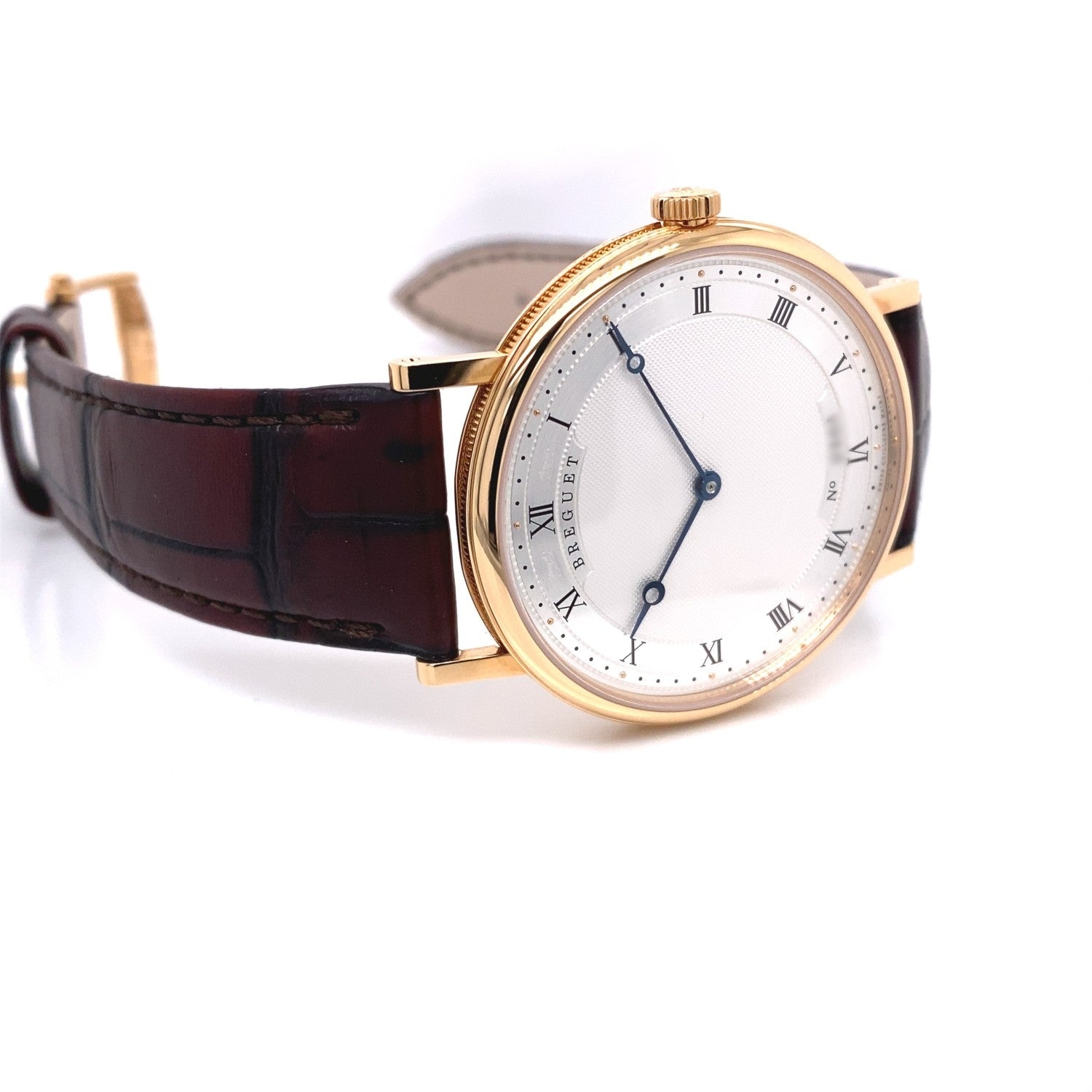 Breguet Classique Ultra Slim 38MM Rose Gold Silver Dial 5157BR/11/9V6 - Beverly Hills Watch Company