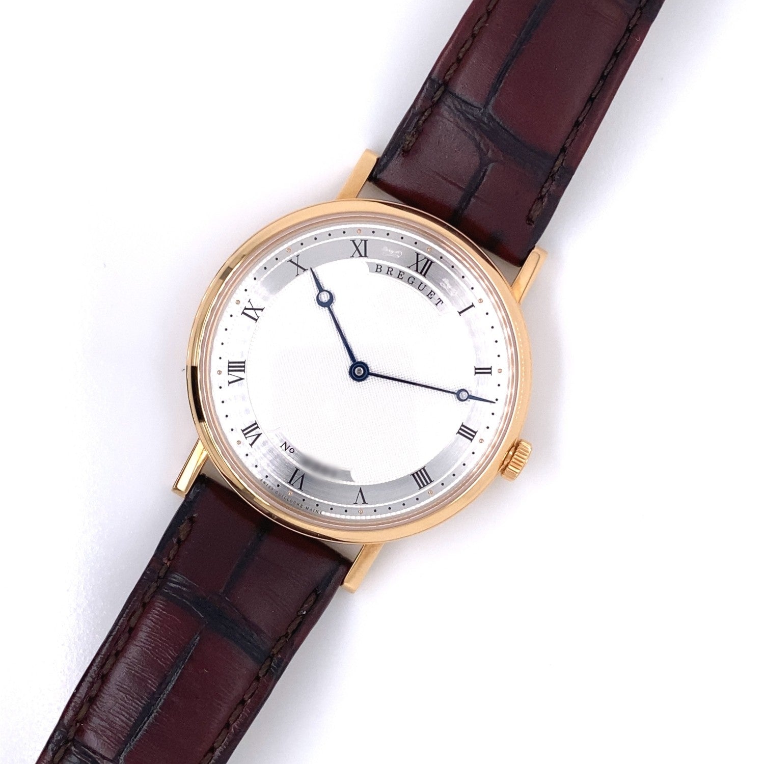 Breguet Classique Ultra Slim 38MM Rose Gold Silver Dial 5157BR/11/9V6 - Beverly Hills Watch Company