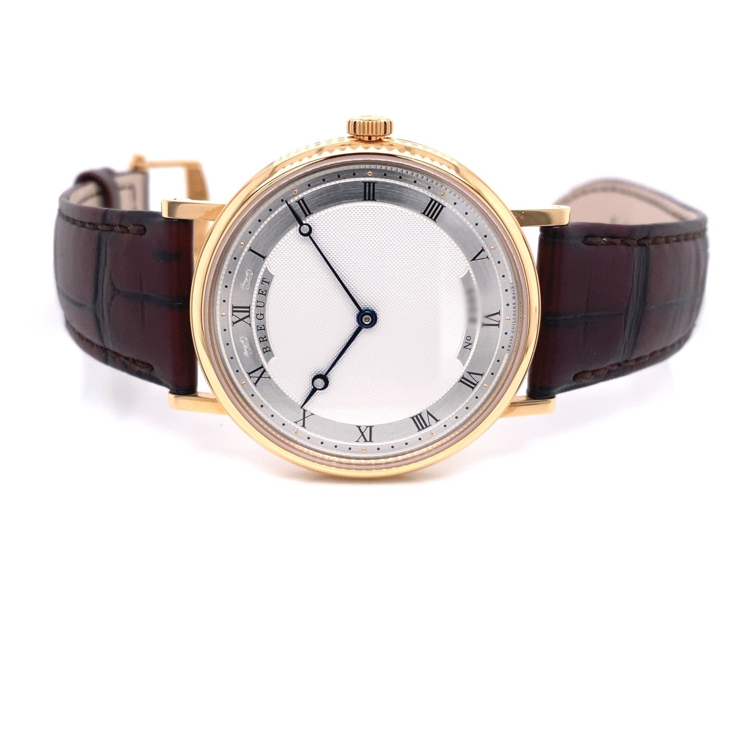 Breguet Classique Ultra Slim 38MM Rose Gold Silver Dial 5157BR/11/9V6 - Beverly Hills Watch Company