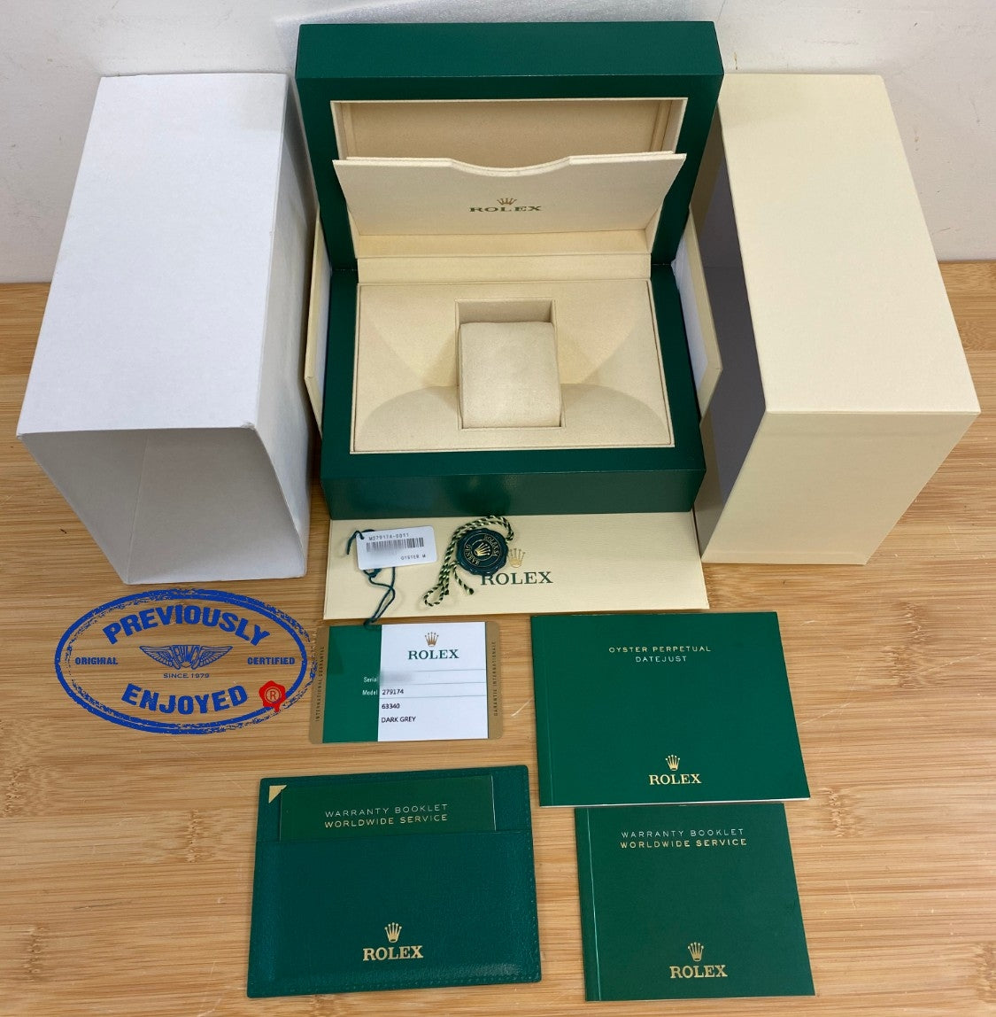 Rolex Datejust 28mm Fluted Bezel Dark Grey Jubilee 279174 XU8TMX - Beverly Hills Watch Company