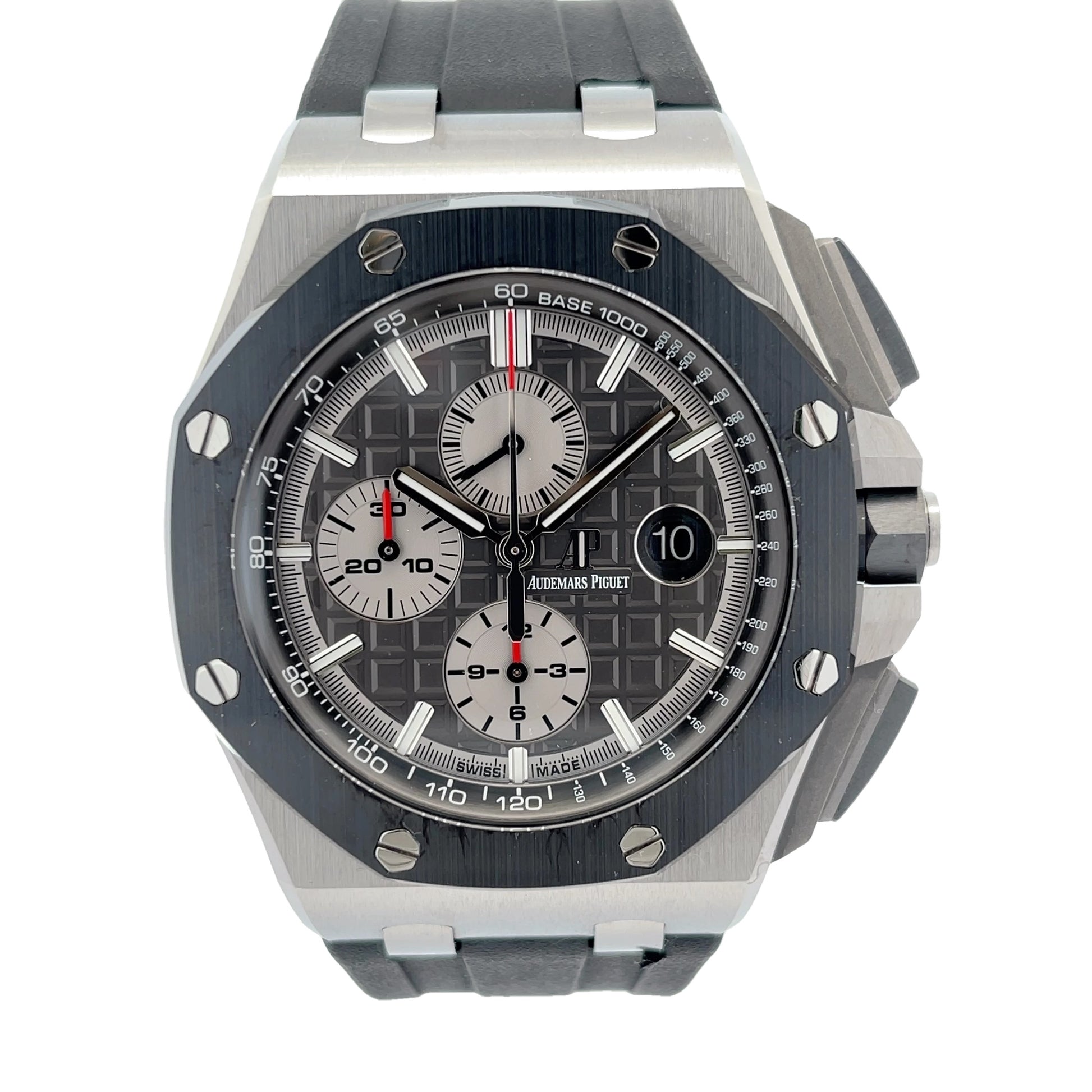 Audemars Piguet Royal Oak Offshore 44mm Titanium Slate Grey Dial 26400IO.OO.A004CA.01 - Beverly Hills Watch Company