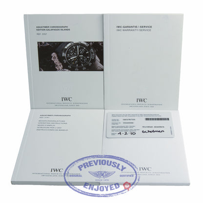 IWC Aquatimer Galapagos  IW376705 XYYH7T - Beverly Hills Watch Company
