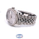 Rolex Datejust 36MM 18k White Gold Diamond Bezel Silver Diamond Dial 116244 Y1M9L5 - Beverly Hills Watch Company