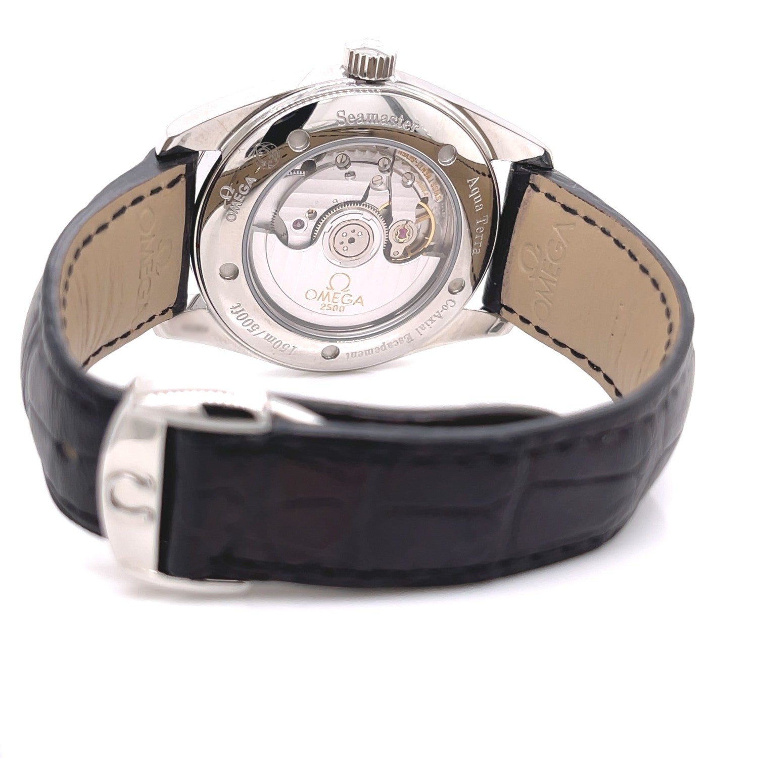 Omega Seamaster Aqua Terra 39.2mm Stainless Blue Dial 28038037 - Beverly Hills Watch Company